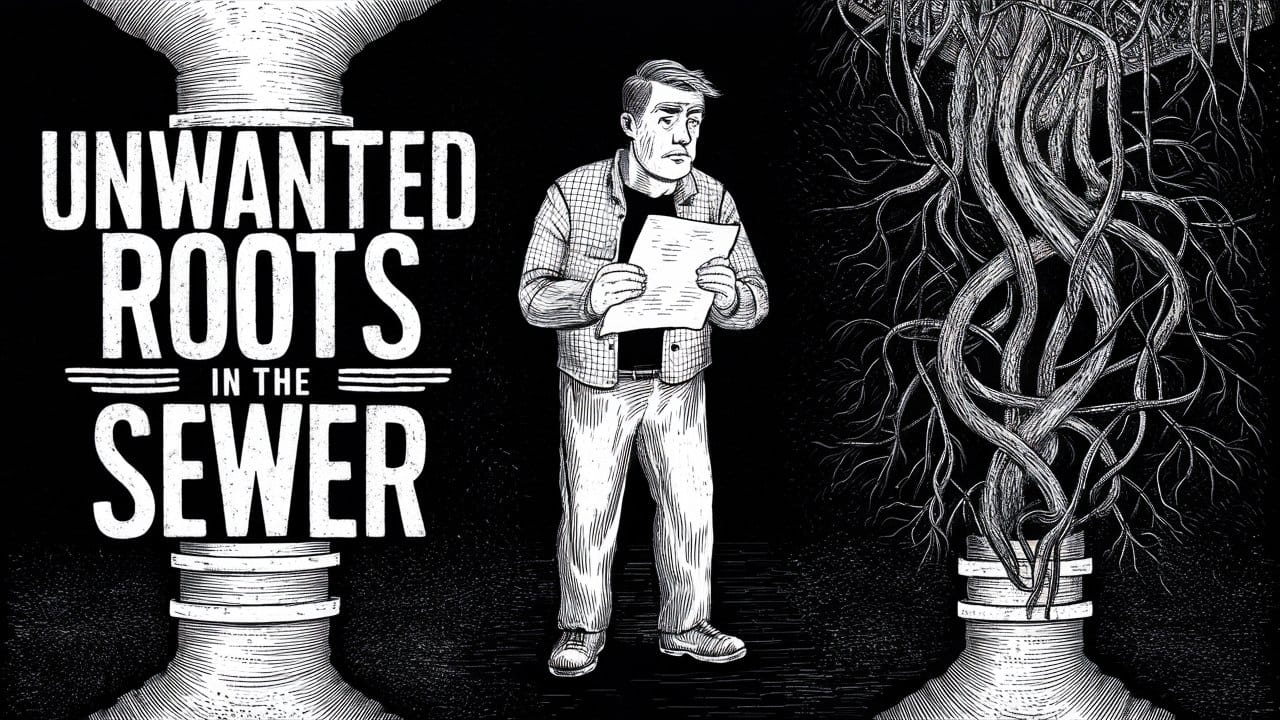roots in the sewer lines